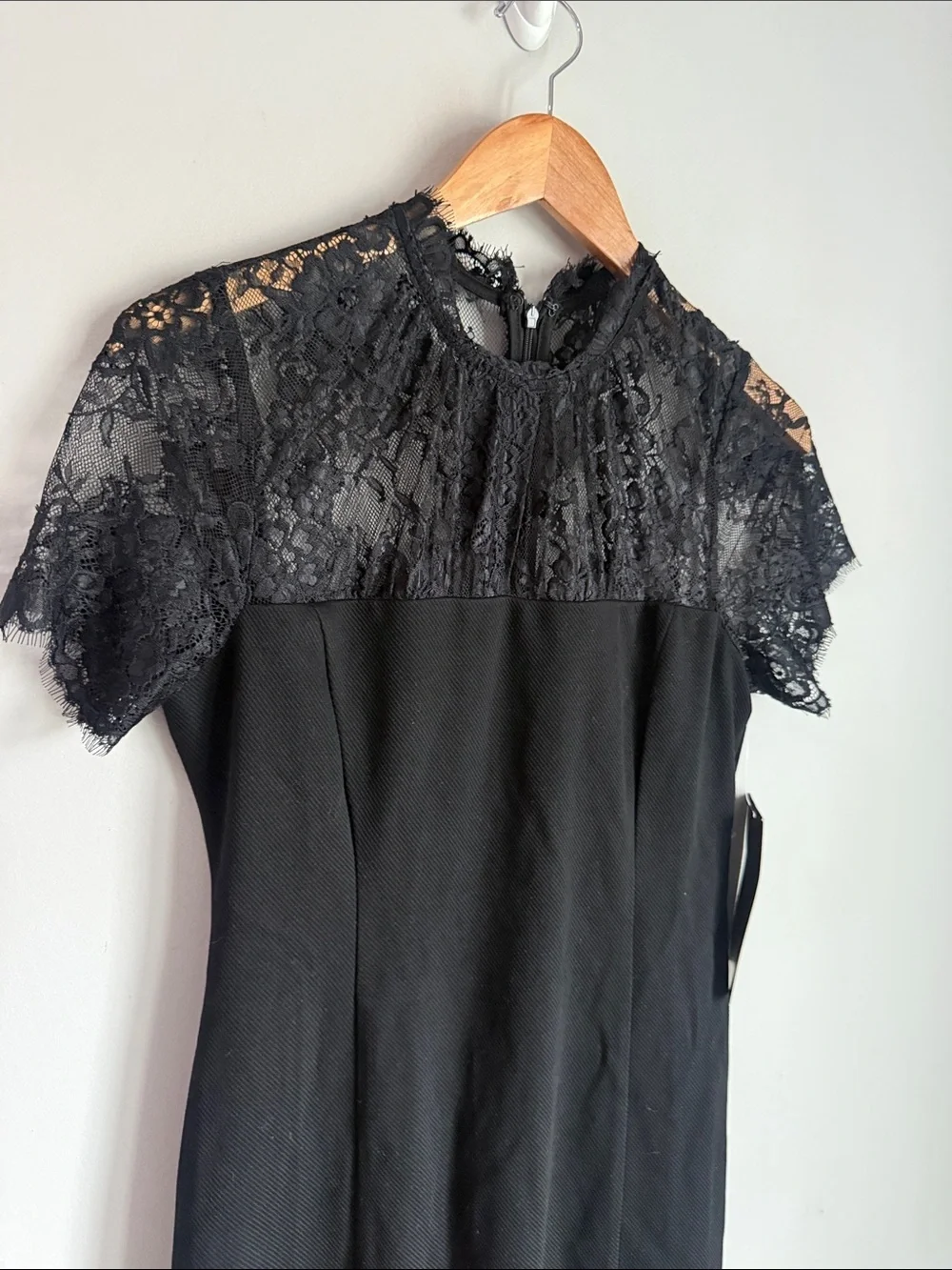 NEW Tuckernuck Hyacinth House Black Lace Agatha Midi Dress Small